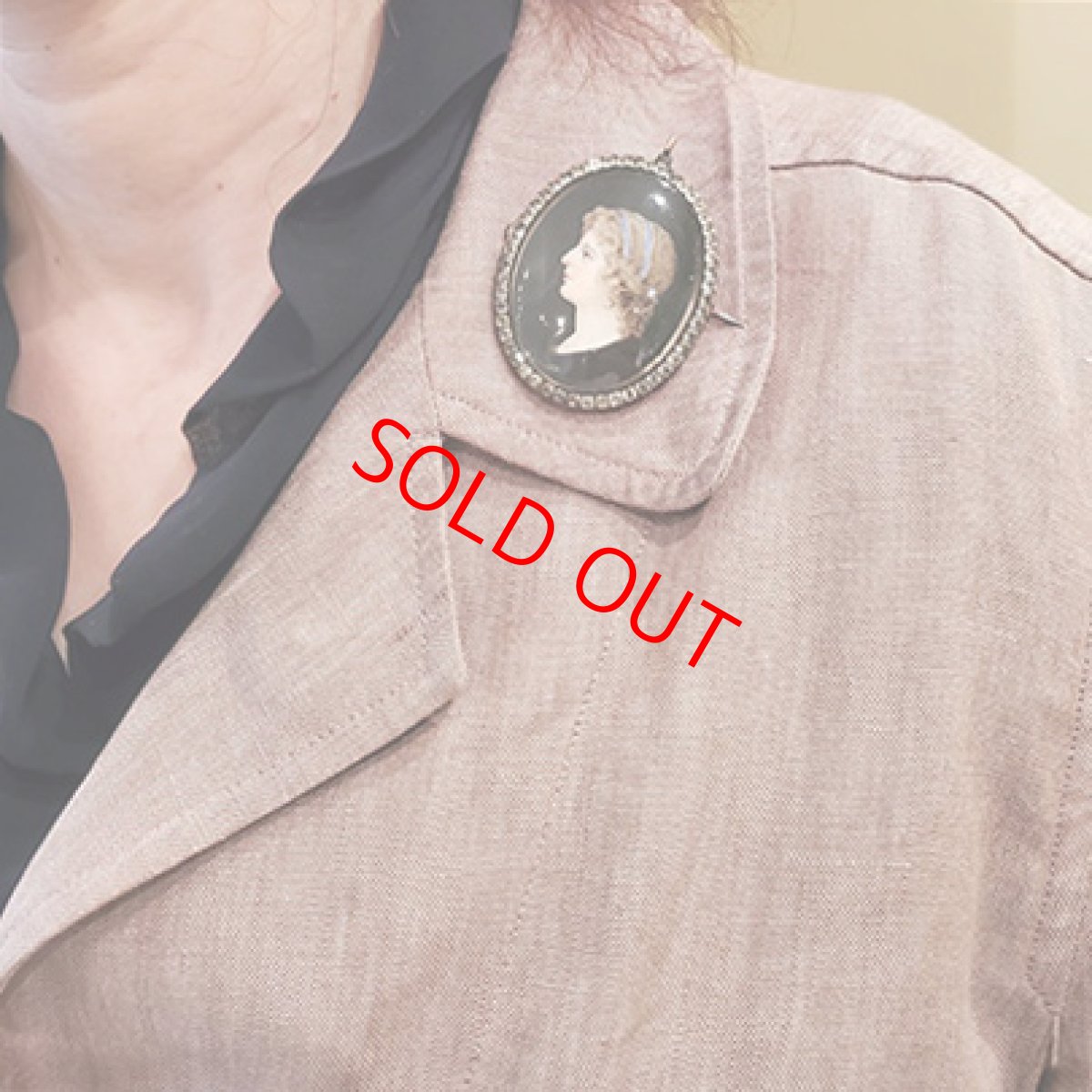 画像5: Sold シルバー.ペースト ミニアチュールブローチ (5)