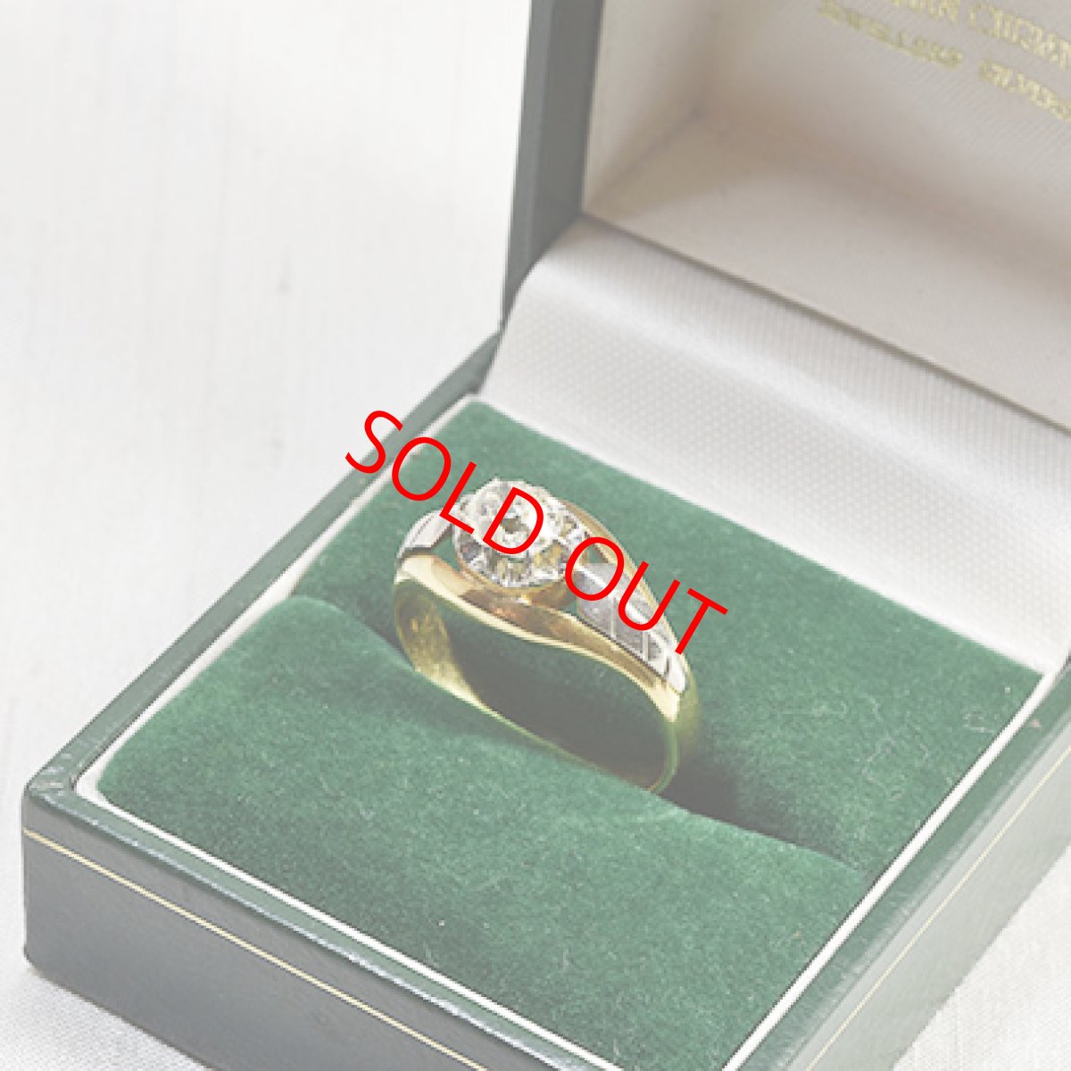 画像6: Sold 18ct.(pt)ダイヤモンドリング (6)