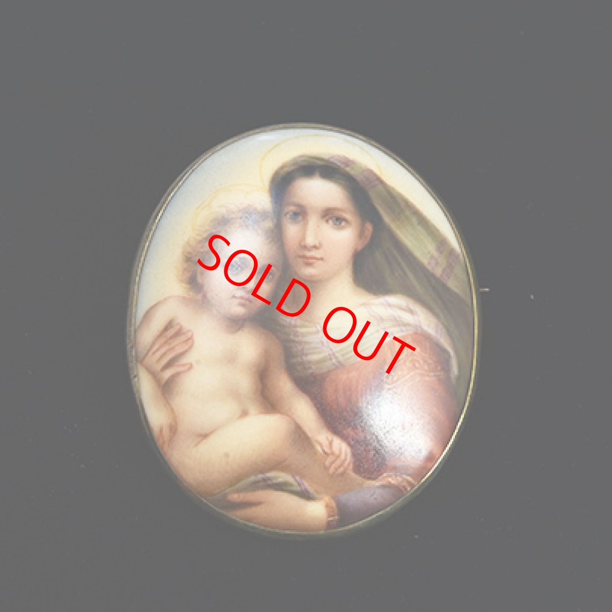 画像3: Sold svギルド　ポーセレンブローチ (3)