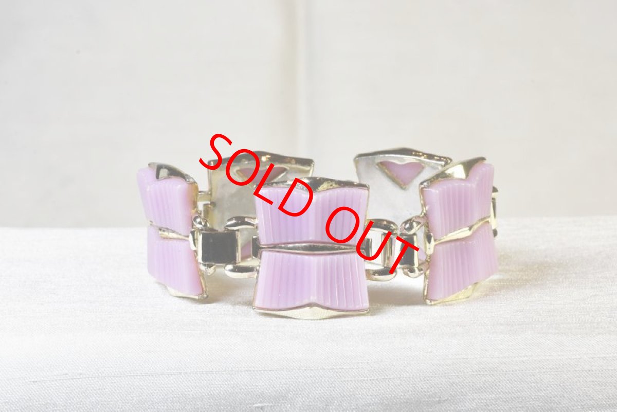 画像1: メタルプラスティックブレスレット (1)