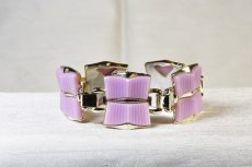 画像1: メタルプラスティックブレスレット (1)