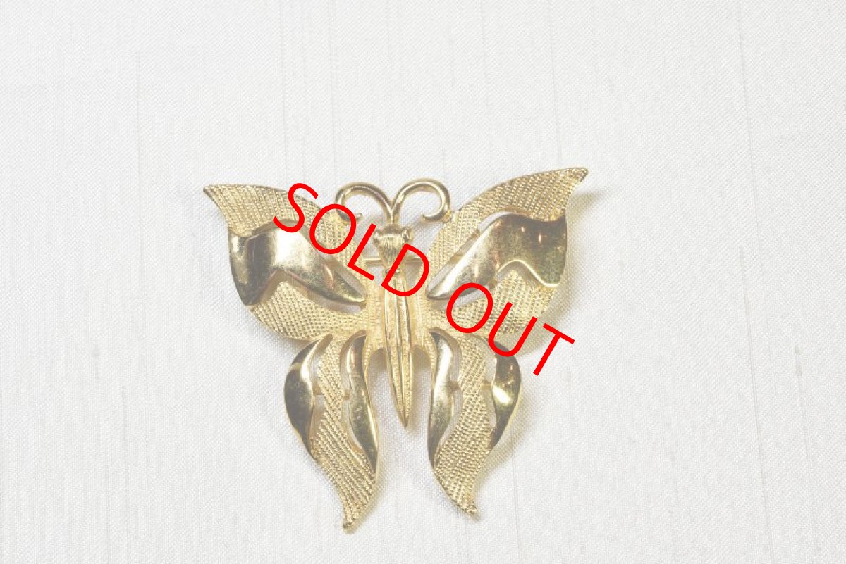 画像1: メタル バタフライブローチ ＴＲＩＦＡＲＩ (1)