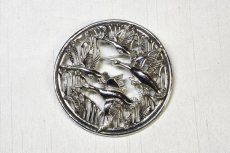 画像1: Sold メタルブローチ　サラコベントリー (1)