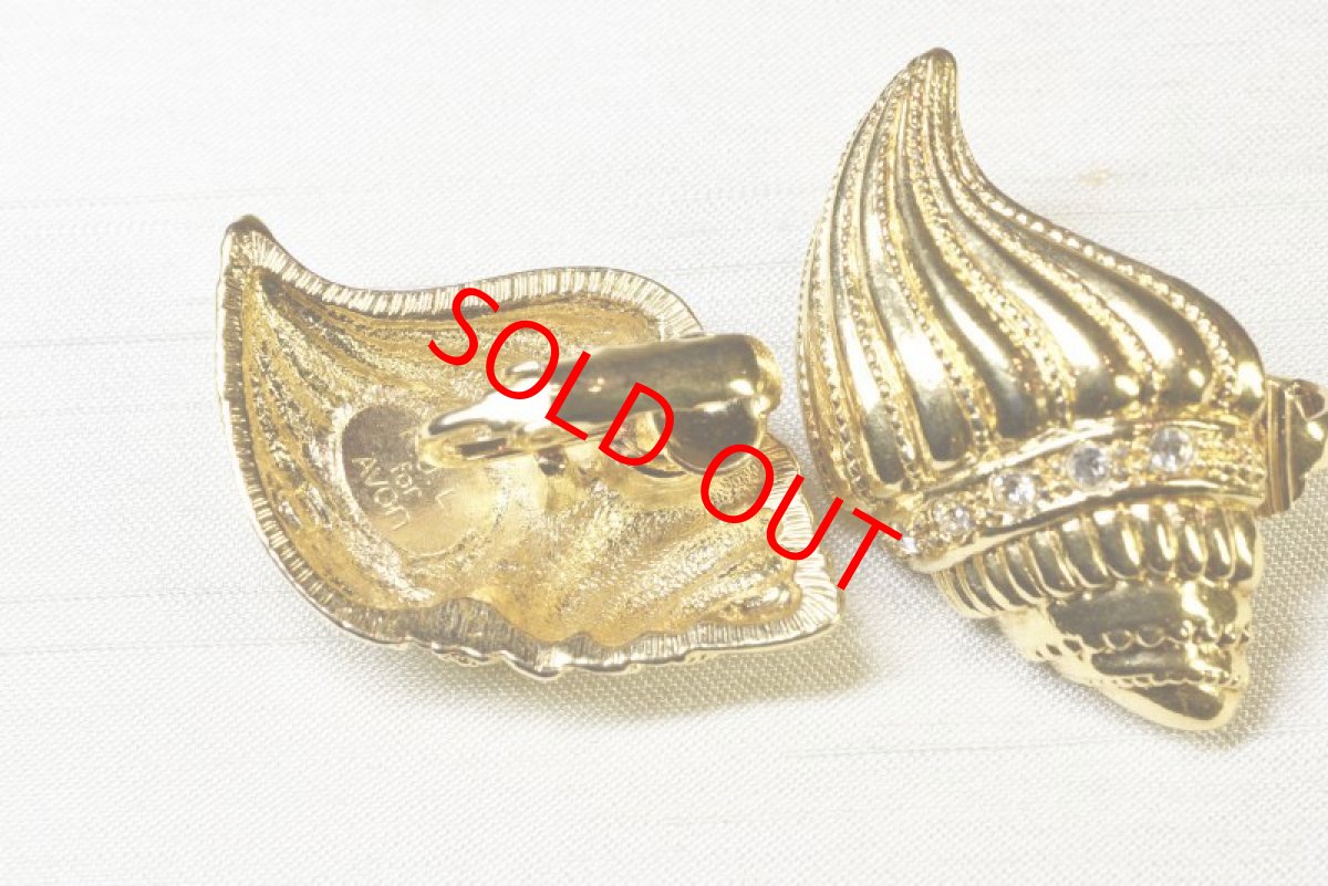 画像3: メタル グラスイヤリング Kenneth J Lane for AVON (3)