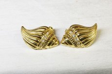 画像1: メタル グラスイヤリング Kenneth J Lane for AVON (1)