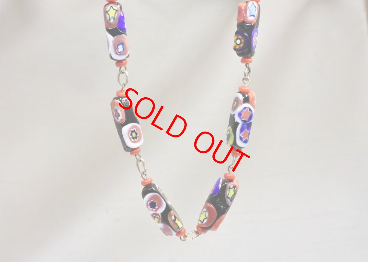 画像2: メタルグラスネックレス (2)