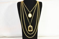 画像1: メタルグラスネックレス　GOLDETTE (1)