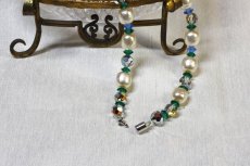 画像3: メタル フェイクパールネックレス (3)