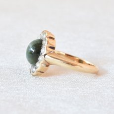 画像3: 14ct，クォーツキャッツアイリング (3)