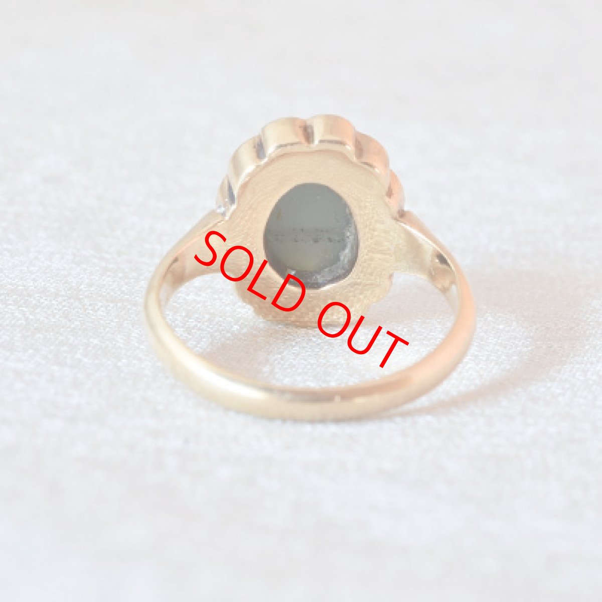 画像4: 14ct，クォーツキャッツアイリング (4)