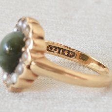 画像6: 14ct，クォーツキャッツアイリング (6)