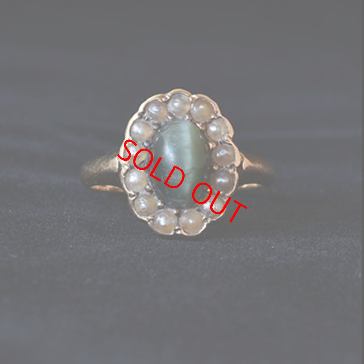 画像7: 14ct，クォーツキャッツアイリング (7)