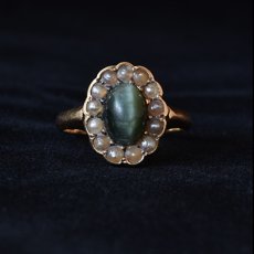 画像7: 14ct，クォーツキャッツアイリング (7)