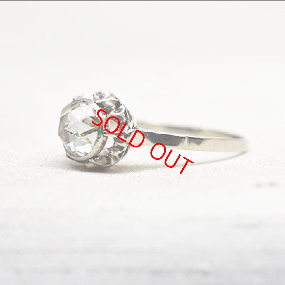 画像2: （Pt）.ダイヤモンドリング (2)