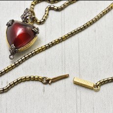 画像6: Sold ゴールド.シルバー,.ガーネット ・ダイヤモンドペンダント (6)