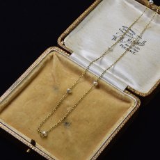 画像5: ゴールド.ナチュラルパールネックレス (5)