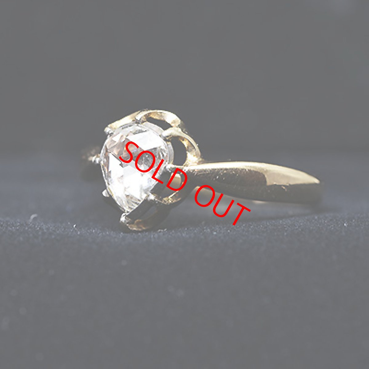 画像5: 14ct.Sv.ダイヤモンドリング (5)