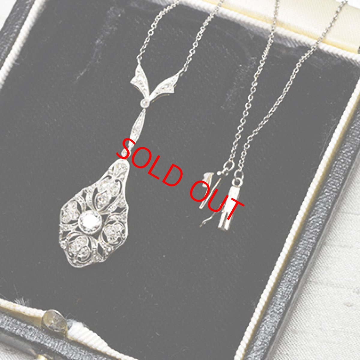 画像4: 14ct.(Pt).ダイヤモンドペンダント (4)