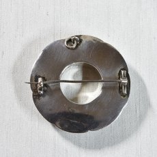 画像2: シルバー,アゲート・スコティッシュブローチ (2)