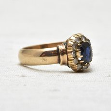 画像5: Sold 14ct,サファイア・ダイヤモンドリング (5)