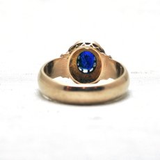 画像4: Sold 14ct,サファイア・ダイヤモンドリング (4)