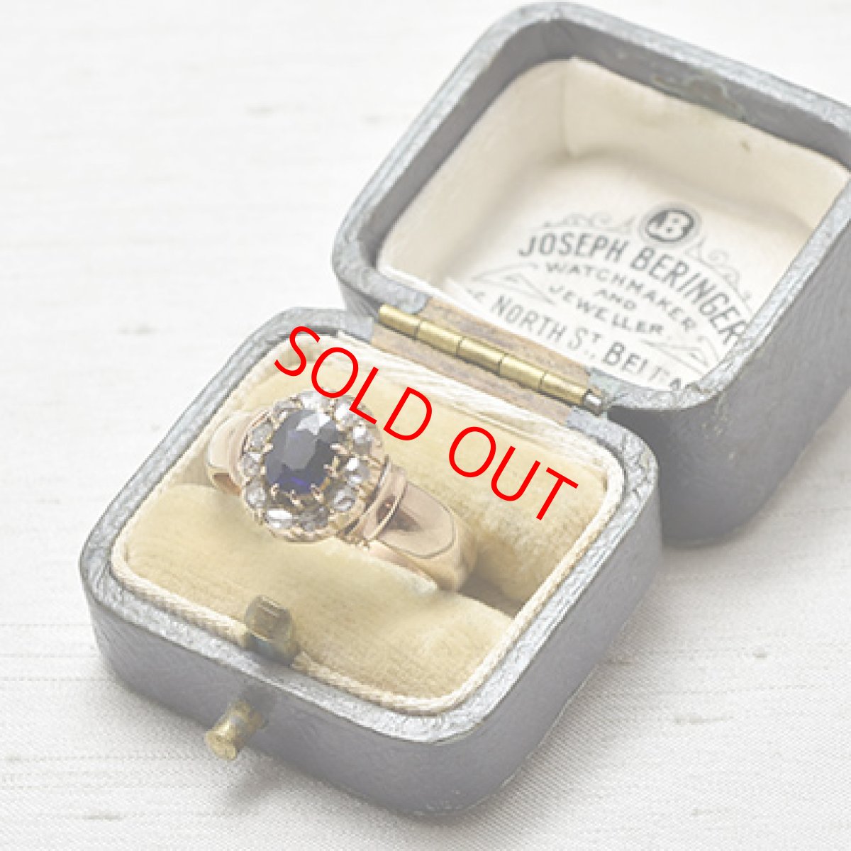 画像8: Sold 14ct,サファイア・ダイヤモンドリング (8)