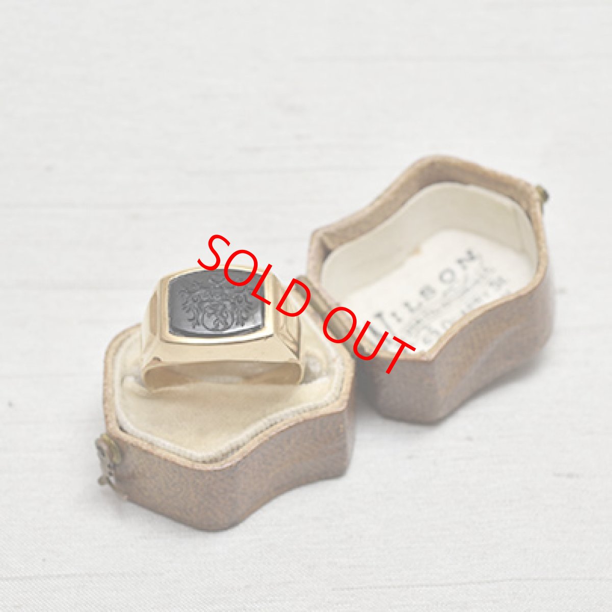 画像6: sold 14ct.オニキス インタリオリング (6)