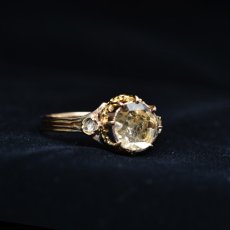 画像4: ゴールド・ダイヤモンドリング (4)