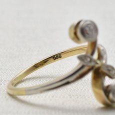 画像6: 14ct.ダイヤモンドリング (6)