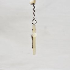 画像4: Sold シルバー・マザーパールロザリオ (4)