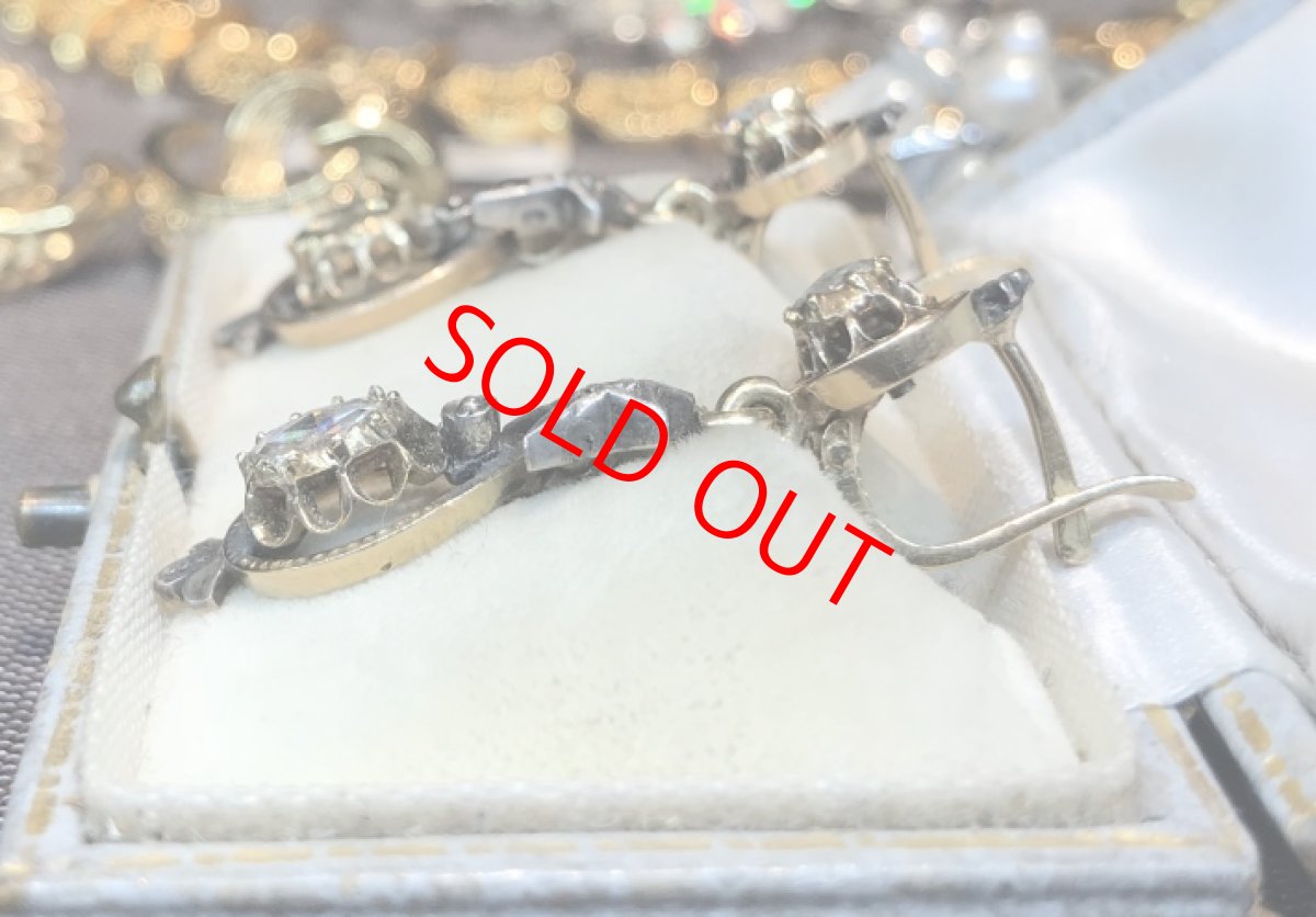 画像2: Gold.ダイヤモンドイヤリング (2)