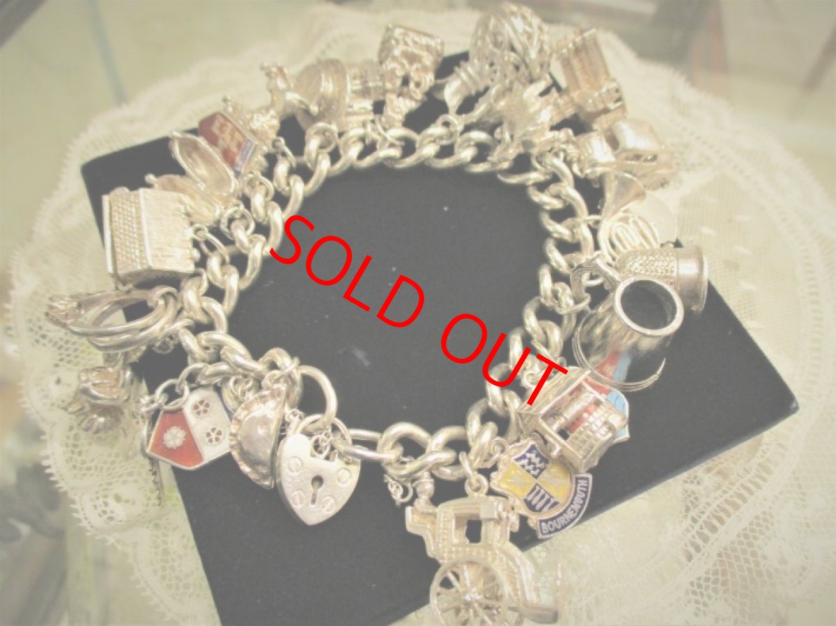 画像1: Sv.チャームブレスレット(車、家、ジャグ） (1)