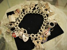 画像1: Sv.チャームブレスレット(車、家、ジャグ） (1)