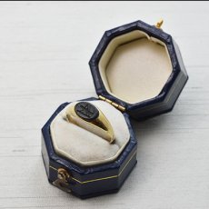 画像7: ゴールド・カルセドニーインタリオリング (7)