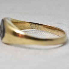 画像6: ゴールド・カルセドニーインタリオリング (6)