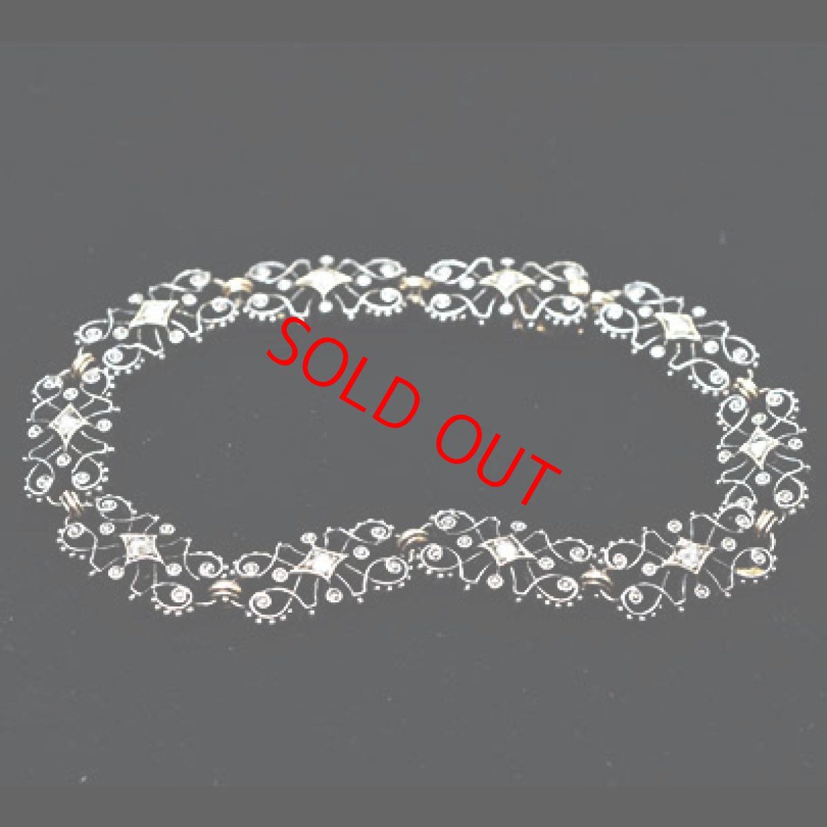 画像5: Sold G.Sv.ダイヤモンドブレスレット (5)