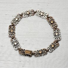 画像2: Sold G.Sv.ダイヤモンドブレスレット (2)