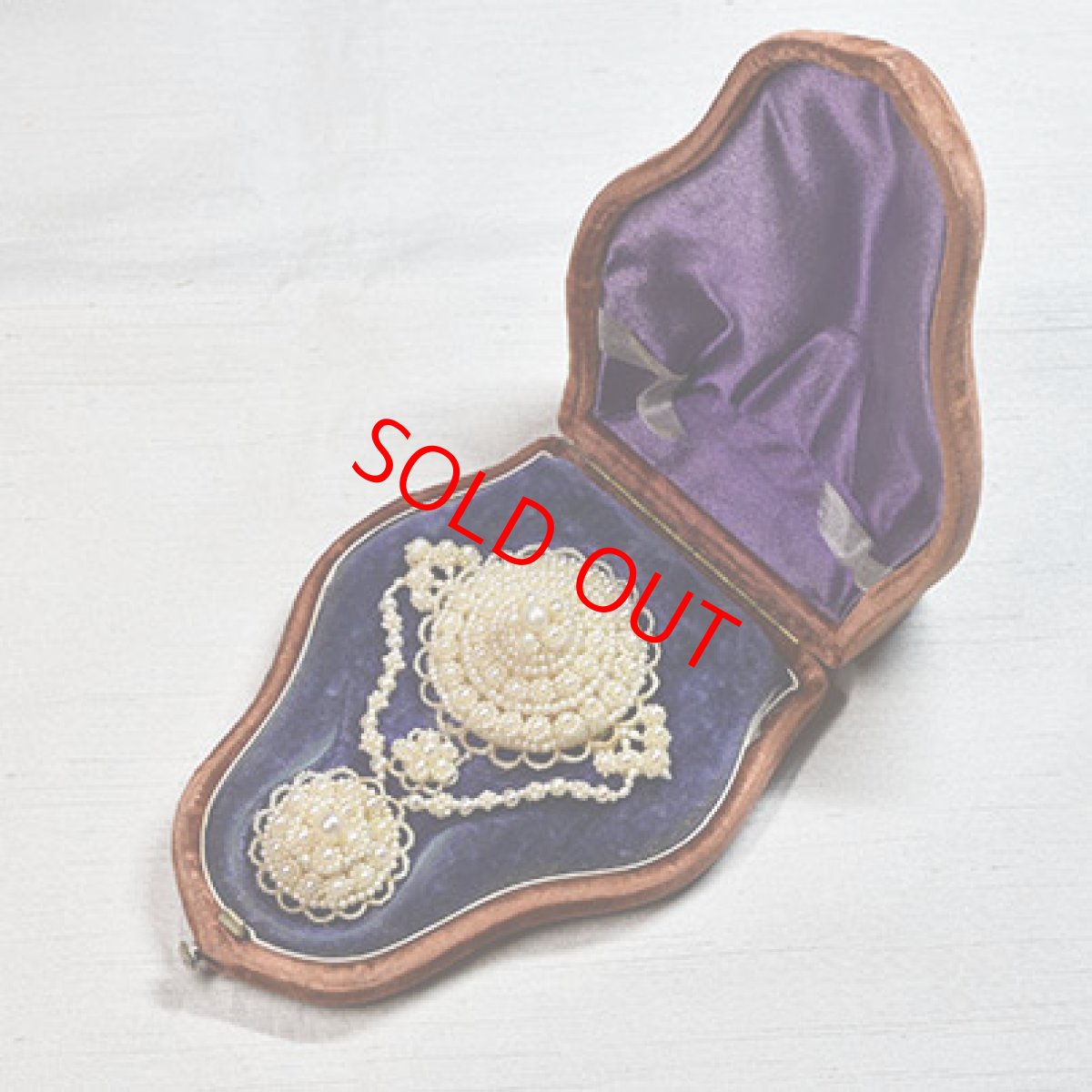 画像7: メタル・パールブローチ (7)