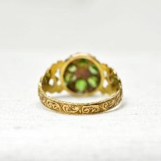 画像3: Sold 15ct.デマイントイドガーネット ダイヤリング (3)