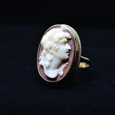 画像6: 9ｃｔ.ストーンカメオリング (6)