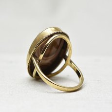 画像3: 9ｃｔ.ストーンカメオリング (3)