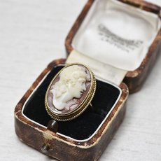 画像7: 9ｃｔ.ストーンカメオリング (7)