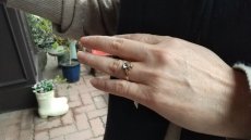 画像7: 14ct.Sv.ダイヤモンドリング (7)