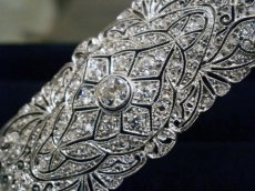 画像2: Pt.ダイヤモンドブローチ (2)