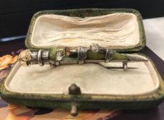 画像2: sv.メノウ アメシスト シトリンブローチ (2)