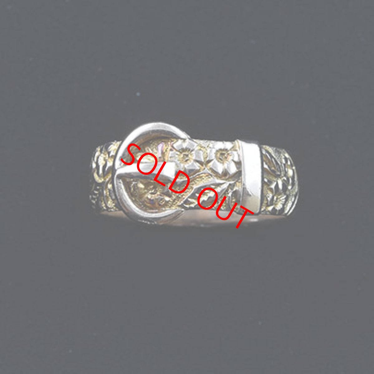 画像7: 9ct,バックルリング (7)