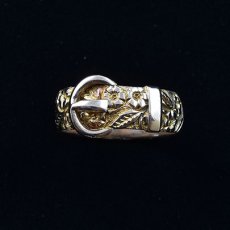 画像7: 9ct,バックルリング (7)
