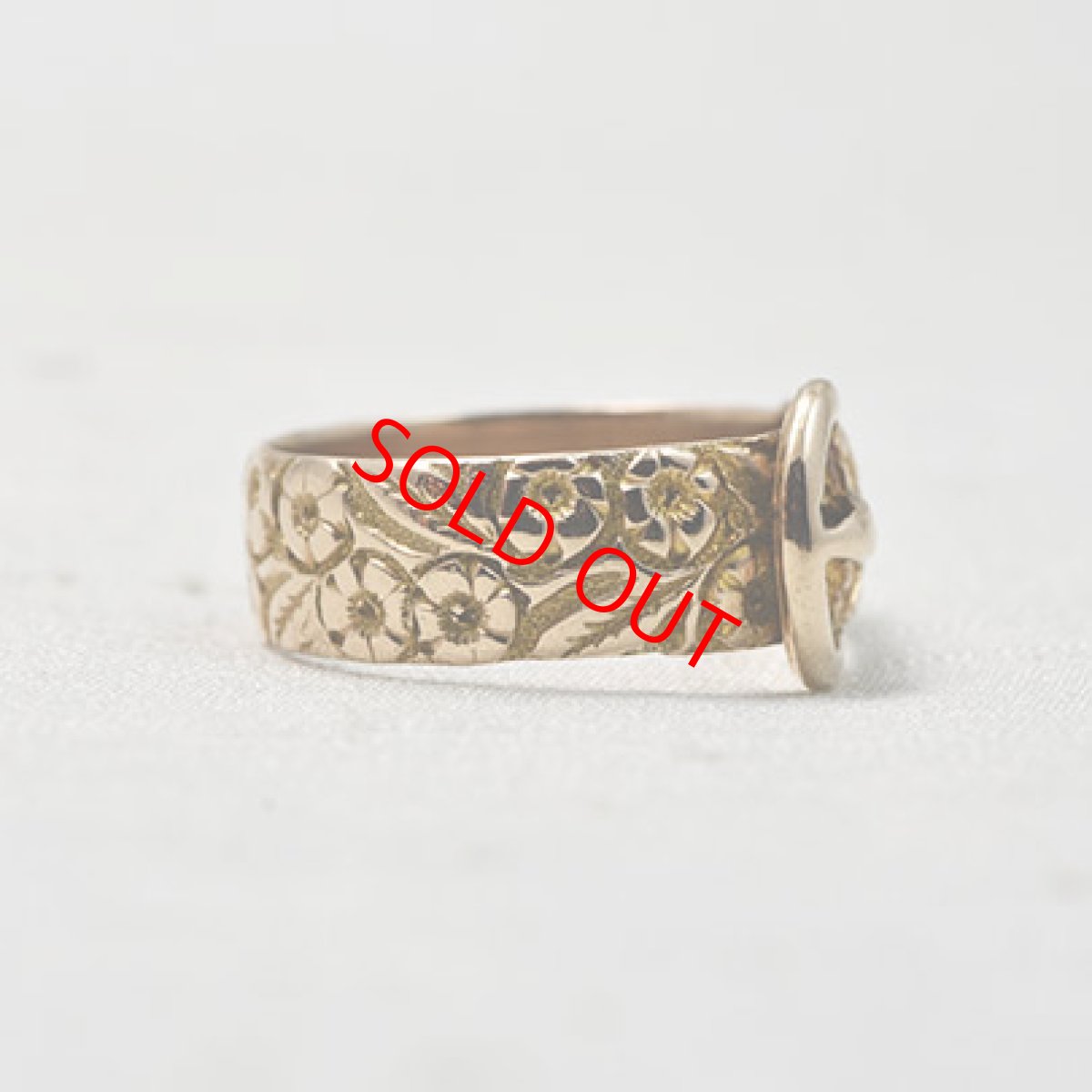 画像4: 9ct,バックルリング (4)