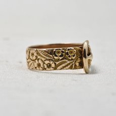 画像4: 9ct,バックルリング (4)
