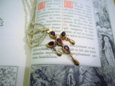 画像1: Sold　18ct.ガーネットペンダント (1)